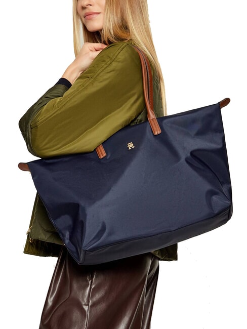 POPETTE Maxi Bag a spalla space blue / black - Borse Donna