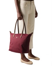 TOMMY HILFIGER POPETTE Shopping Bag deep rouge - Borse Donna - 4