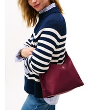 TOMMY HILFIGER POPETTE Borsa a spalla deep rouge - Borse Donna - 4