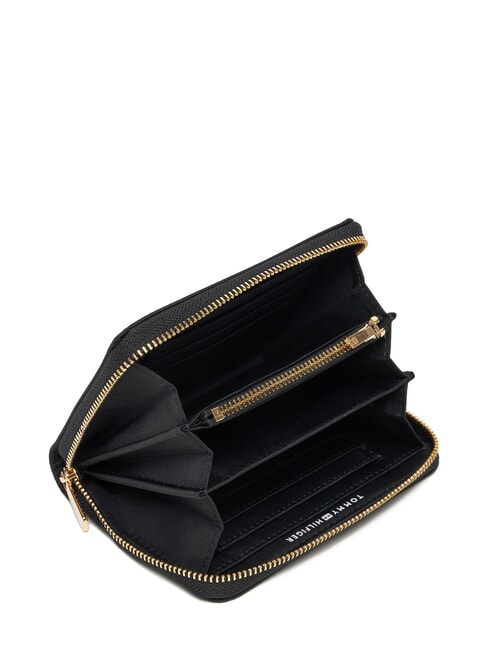 TH ICON Portafoglio Zip Around Medio black - Portafogli Donna