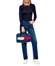 TOMMY HILFIGER TJW ARCHIVE Borsoncino con tracolla denim - Borsoni - 4