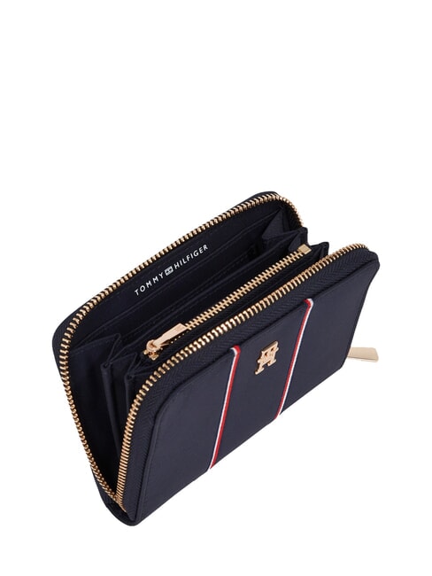 TH ICON Portafoglio Zip Around Medio blue corp - Portafogli Donna