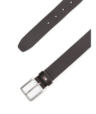 TOMMY HILFIGER OLIVER Cintura in pelle Made in Italy testa di moro - Cinture - 2