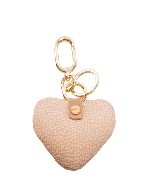KEYRING Cuore Portachiavi con charm mauve - Portachiavi