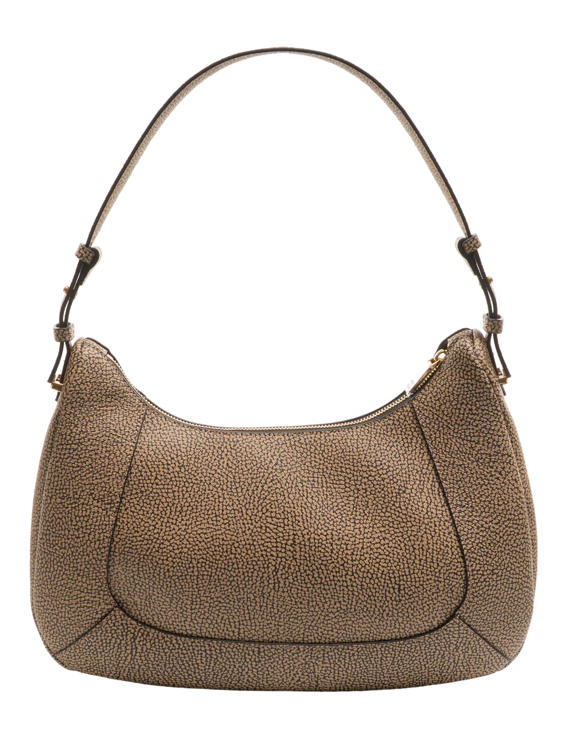 Borbonese Frame Borsa A Spalla Op Naturale/Nero Acquista A