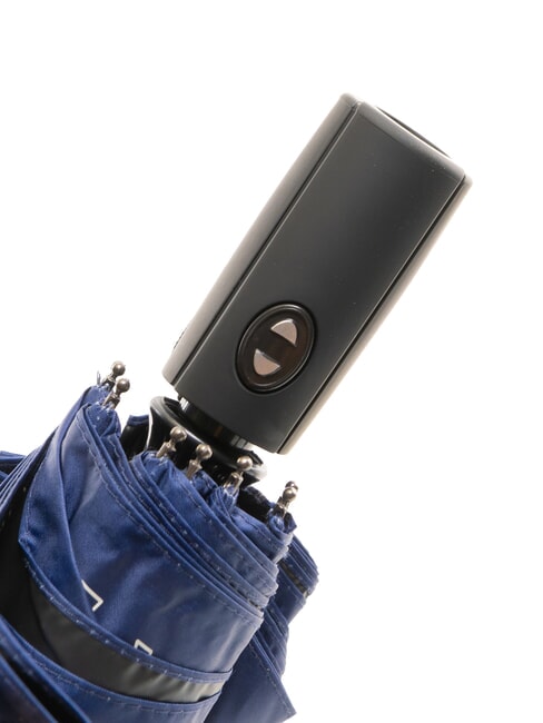 MINI Ombrello di Tessuto Riciclato OP klein blu/op naturale - Ombrelli