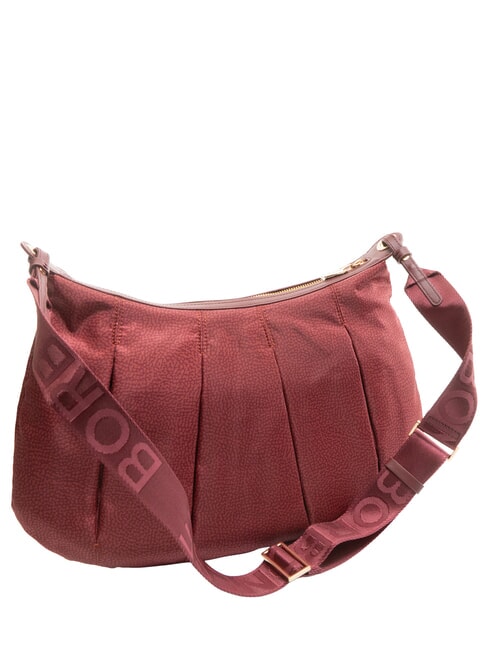 CROISSANT HOBO MEDIUM Borsa a spalla con tracolla merlot - Borse Donna