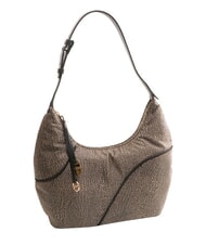 BORBONESE TENNIS  Borsa Hobo a spalla OP/NATURALE/NERO - Borse Donna - 2