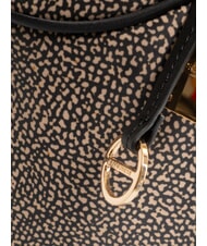BORBONESE TENNIS  Borsa Hobo a spalla OP/NATURALE/NERO - Borse Donna - 3