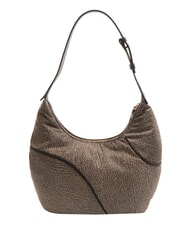 BORBONESE TENNIS  Borsa Hobo a spalla OP/NATURALE/NERO - Borse Donna - 4