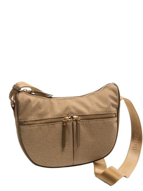 LUNA BAG M Flexos Zip verde olio - Borse Donna