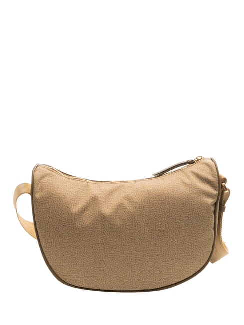 LUNA BAG M Flexos Zip verde olio - Borse Donna