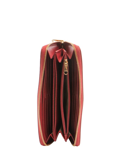 GARDENIA Portafoglio grande in pelle zip around lacca - Portafogli Donna