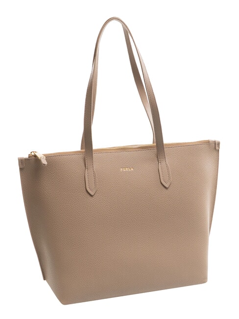 CLASSIC Shopper in pelle taupe - Borse Donna