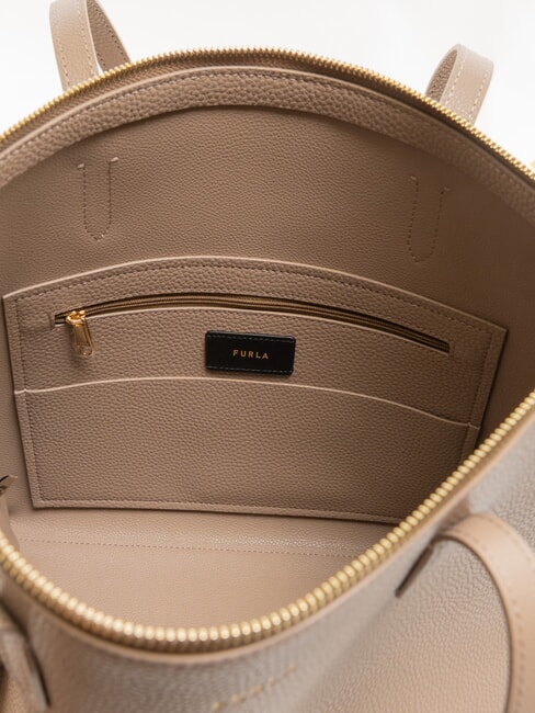 CLASSIC Shopper in pelle taupe - Borse Donna