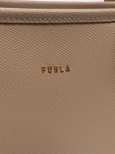 CLASSIC Shopper a mano, in pelle taupe - Borse Donna