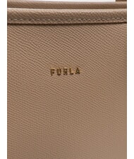 FURLA CLASSIC Shopper a mano, in pelle taupe - Borse Donna - 4