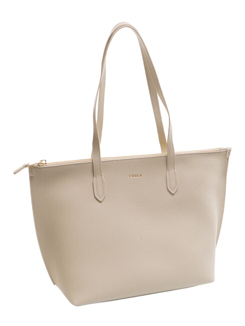 CLASSIC Shopper in pelle perla - Borse Donna