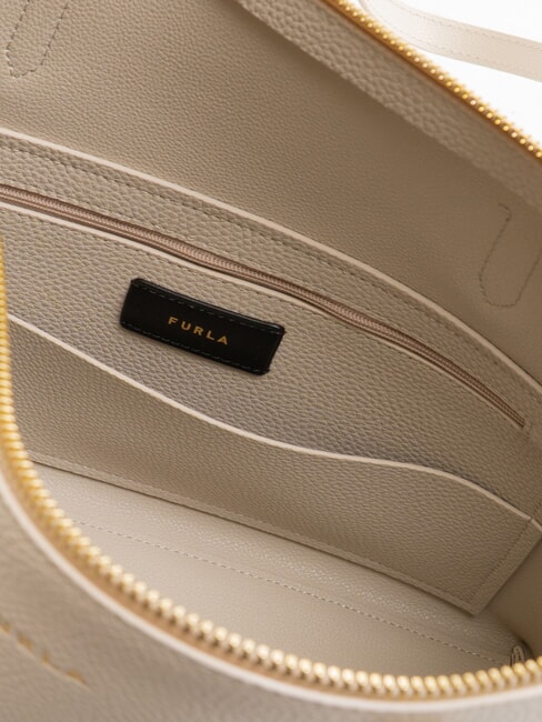 CLASSIC Shopper in pelle perla - Borse Donna