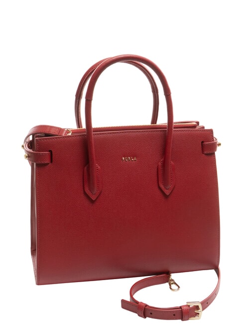 GARDENIA Borsa a mano in pelle stampa andromeda lacca - Borse Donna