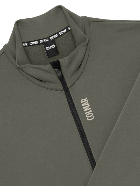 SCI FACETIME Felpa full zip in pile forest-black - Felpe Uomo