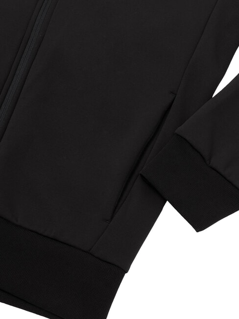 COMMUTER  Felpa full zip con cappuccio black - Felpe Uomo