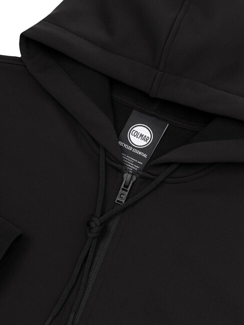 COMMUTER  Felpa full zip con cappuccio black - Felpe Uomo