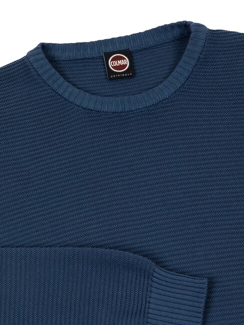 NATURAL Pullover in cotone dark blue - Maglie Uomo