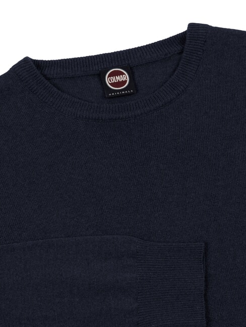 ORIGINALS Pullover maglia rasata misto cashmere navy blue - Maglie Uomo