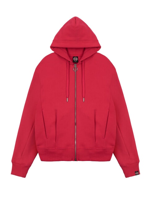 STUNNING Felpa full zip con cappuccio e pinces rebel - Felpe Donna