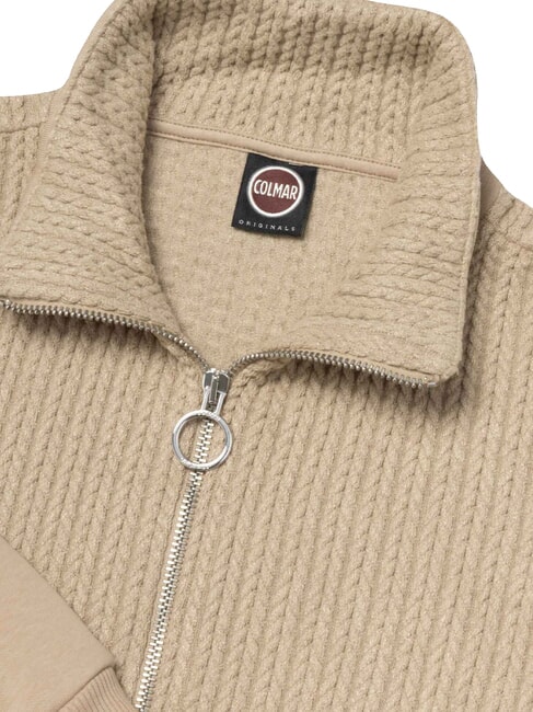 UPPERCLASS Felpa full zip in maglia a trecce arizona - Felpe Donna