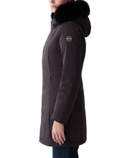 COLMAR PURENESS Giacca lunga imbottita con cappuccio black - Piumini Donna - 2