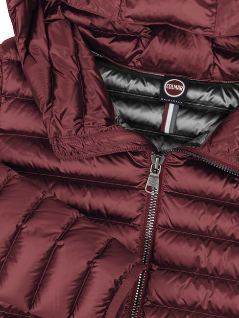 DELUXE Piumino sciancrato con cappuccio darkbrunette - Piumini Donna