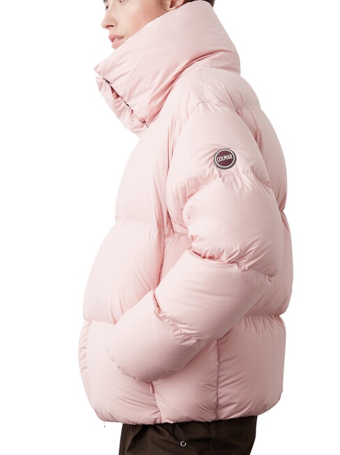 CAPTION Piumino corto con cappuccio milkshake - Piumini Donna