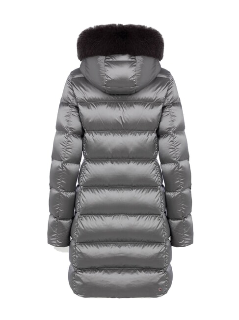 DELUXE Piumino lungo imbottito con cappuccio dark steel-dark stee - Piumini Donna