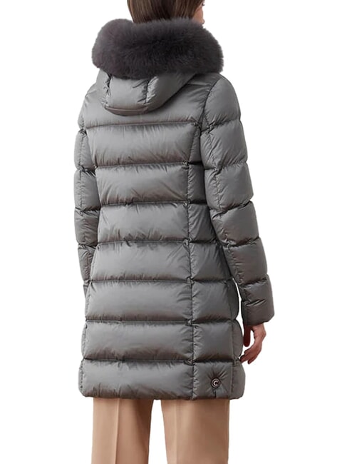 DELUXE Piumino lungo con cappuccio dark steel-dark stee - Piumini Donna