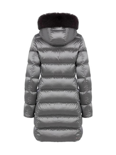 DELUXE Piumino lungo con cappuccio dark steel-dark stee - Piumini Donna