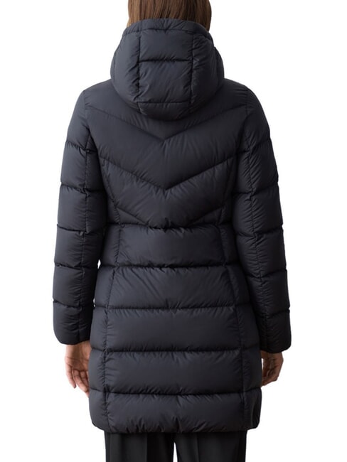 CAPTION Piumino lungo con cappuccio black - Piumini Donna