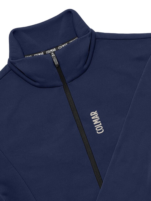 SCI FACETIME Felpa termica con mezza zip navy blue - Felpe Donna