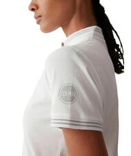 COLMAR MONDAY Polo maniche corte in piquet stretch white - Polo Donna - 3