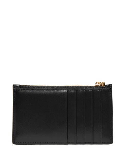 HARDWARE MONOGRAM Portacard / Portamonete in pelle na black - Portafogli Donna