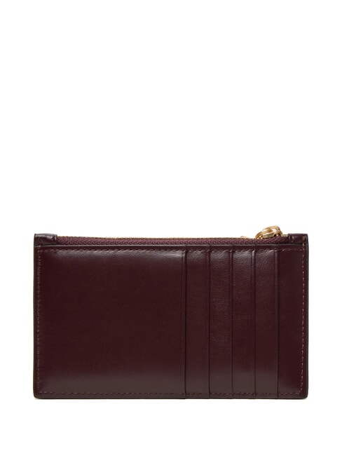 HARDWARE MONOGRAM Portacard / Portamonete in pelle fudge - Portafogli Donna