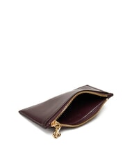 CALVIN KLEIN HARDWARE MONOGRAM Portacard / Portamonete in pelle fudge - Portafogli Donna - 3