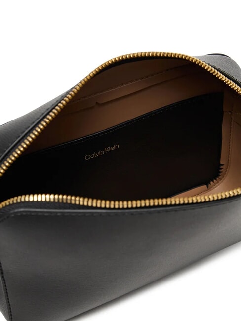 EMBOSSED LOGO Mini Bag a tracolla black/toasted coconut - Borse Donna