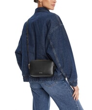 CALVIN KLEIN EMBOSSED LOGO Mini Bag a tracolla black/toasted coconut - Borse Donna - 5