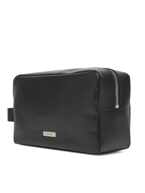 CK PLAQUE  Beauty in pelle na black - Beauty Case