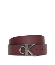 CALVIN KLEIN CK HARDWARE Cintura doubleface black/decadent chocolate - Cinture - 2