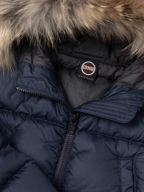 E-CONCRETE Piumino con cappuccio navyblue-vulcan - Giacche Bambini