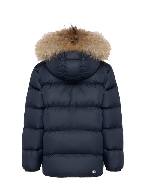 E-CONCRETE Piumino con cappuccio navyblue-vulcan - Giacche