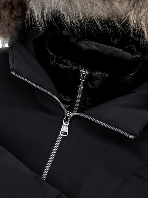 PURENESS KIDS Giubbino imbottito con cappuccio black - Giacche Bambini